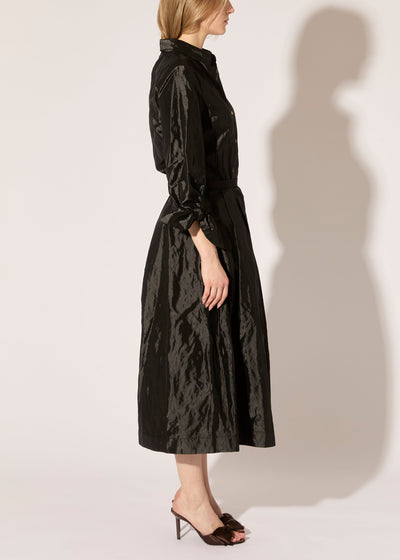 Metallic Taffeta Skirt