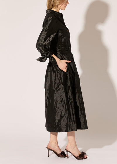 Metallic Taffeta Skirt