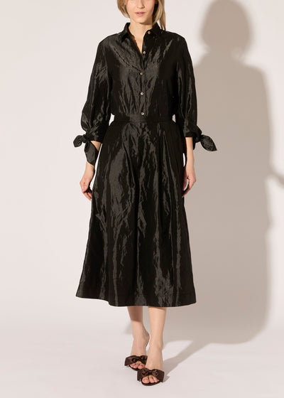 Metallic Taffeta Skirt