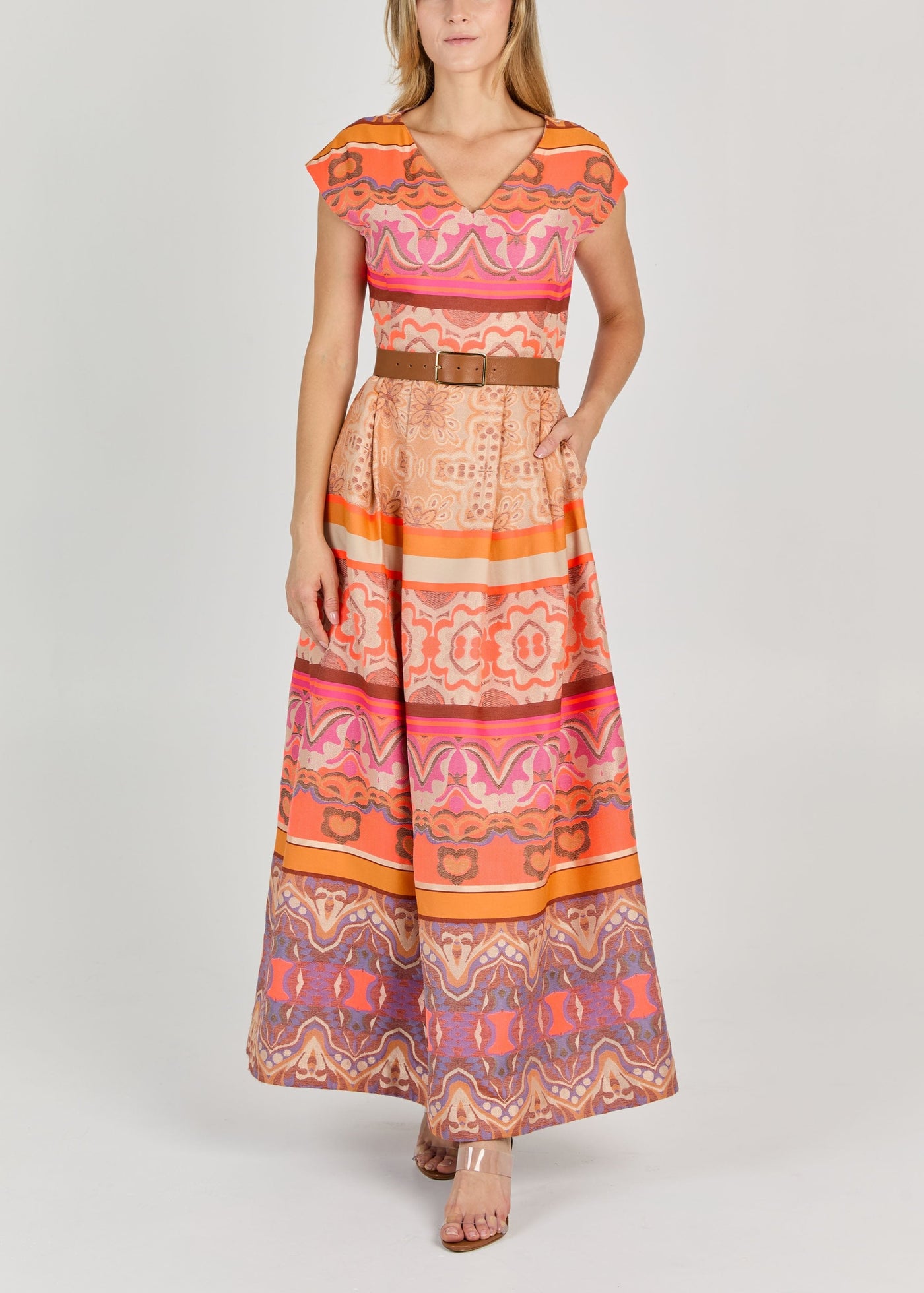 PALACIO JACQUARD MAXI DRESS - SHIPS 3.31