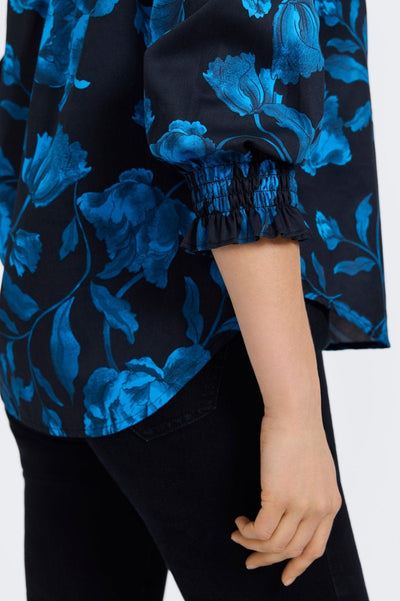 Olivia Midnight Rose 3/4 Sleeve Shirt