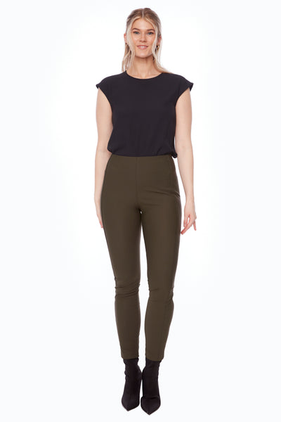 PRECISION PONTE FULL-LENGTH SLIM PANT