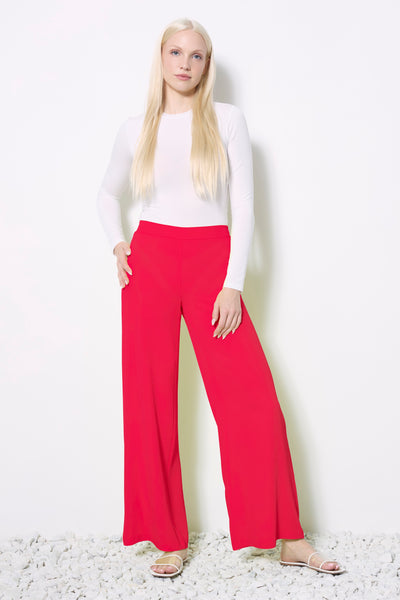 WIDE LEG VEGAN SILK 68043