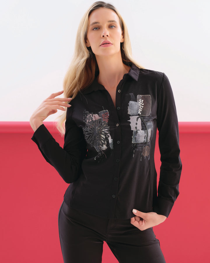 KNIT BLOUSE - 76267