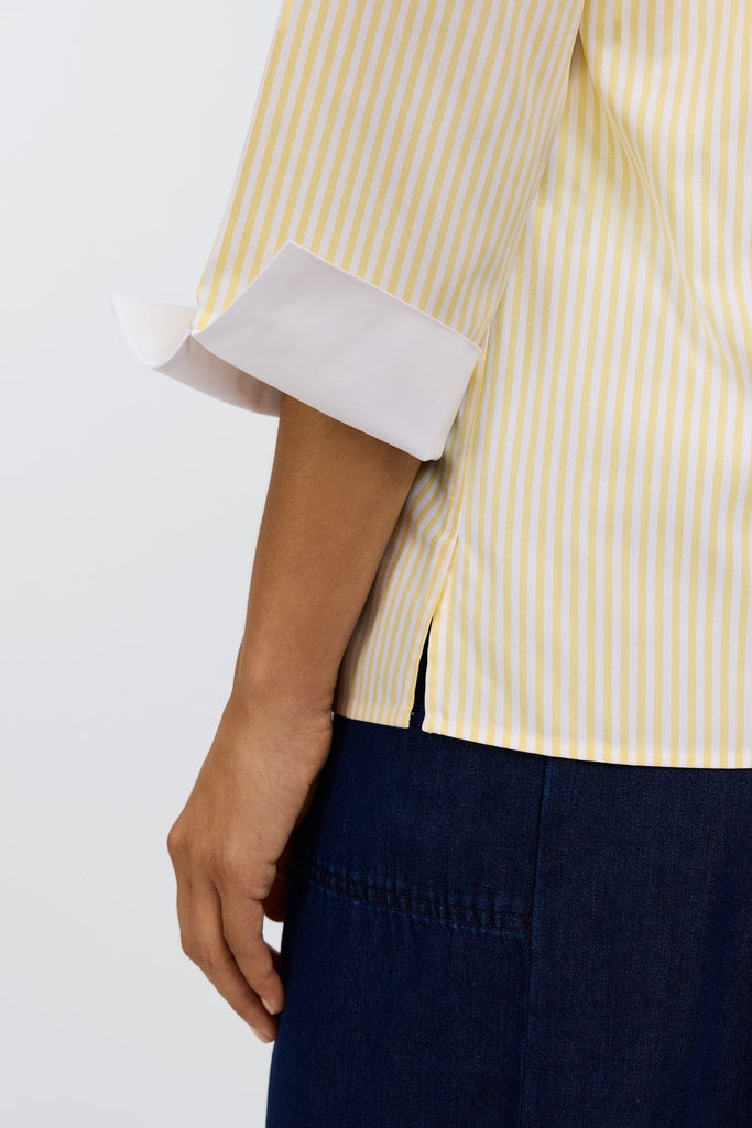 #color_lemon pinpoint stripe