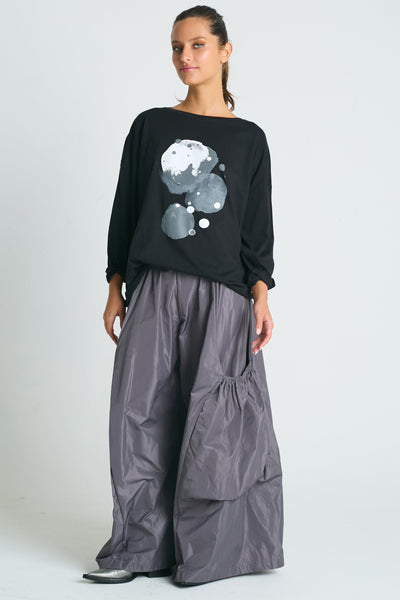 Pima Cotton "Planets" Luxury Boxy Tee