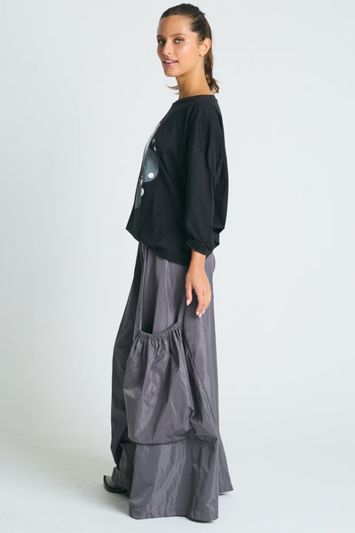Pima Cotton "Planets" Luxury Boxy Tee