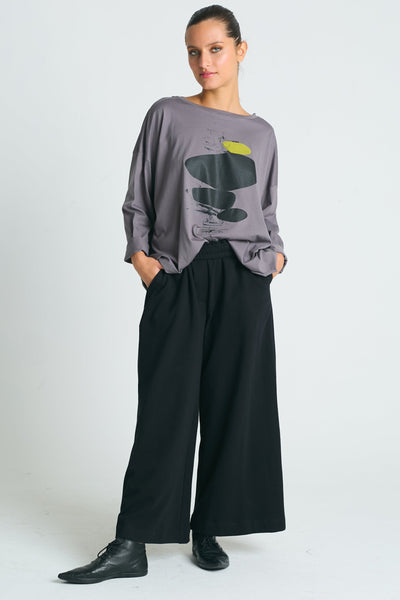 Pima Cotton Hot Rocks Luxury Boxy Tee