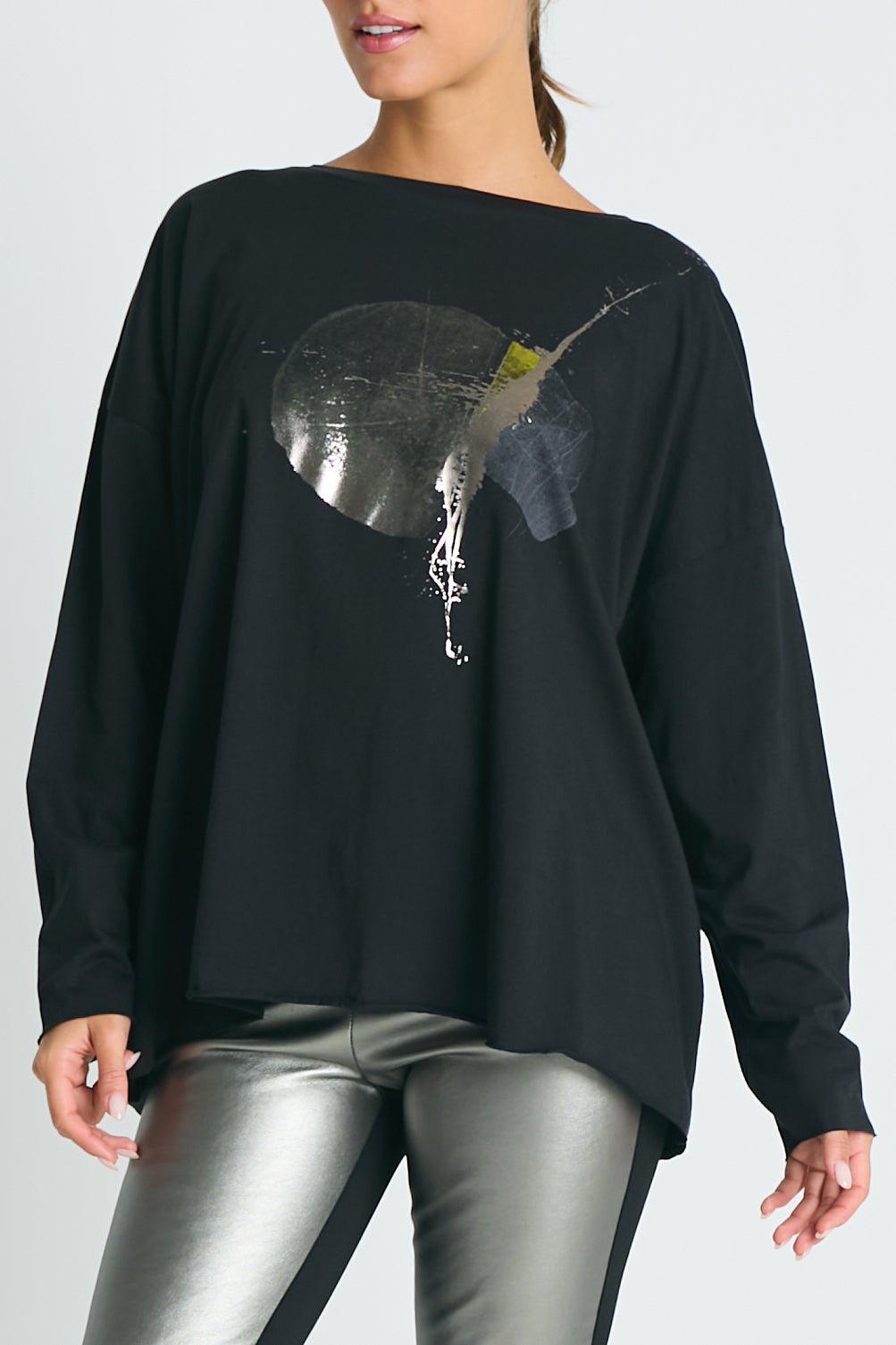 Pima Cotton "Celestial" Luxury Boxy Tee