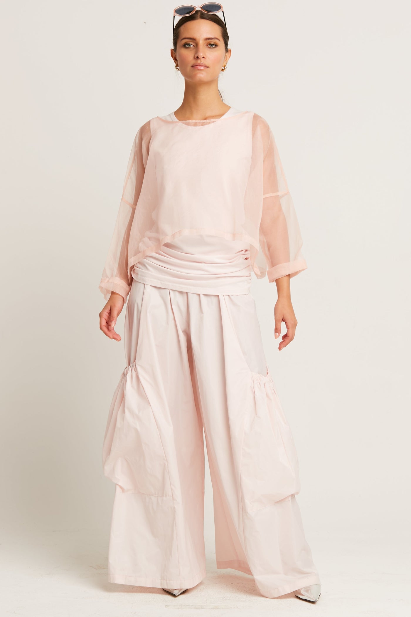 Nylon Big Pocket Pants