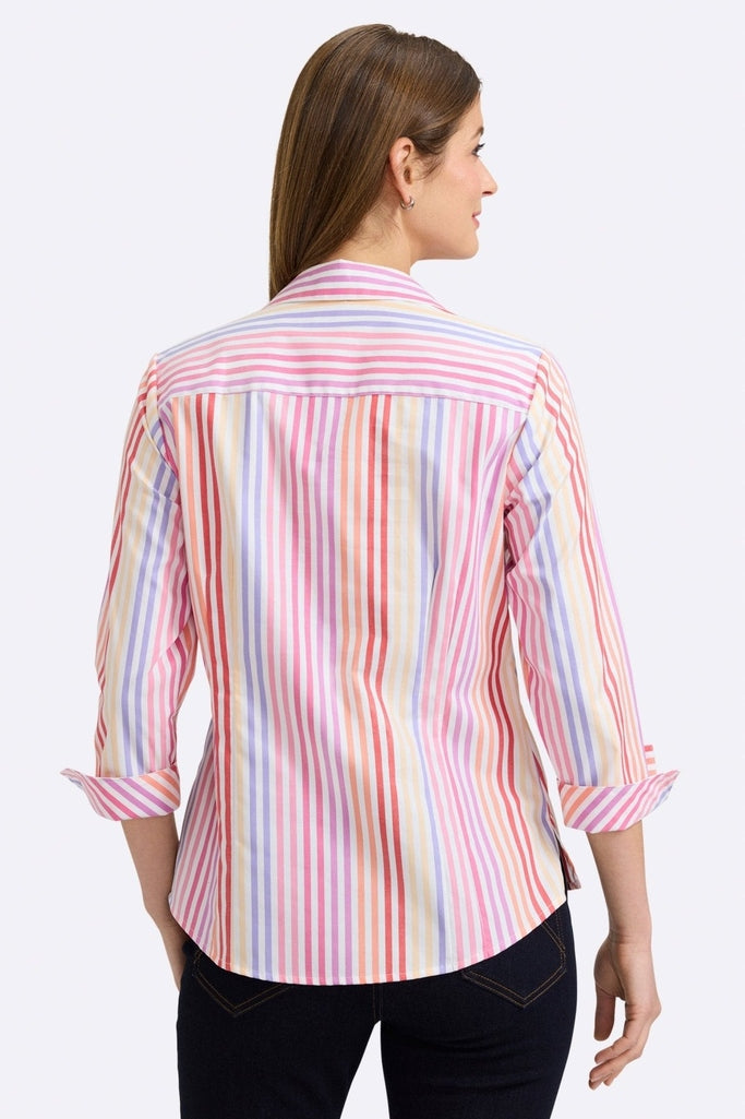 Taylor No Iron Pinpoint 3/4 Sleeve Shirt (Backup)