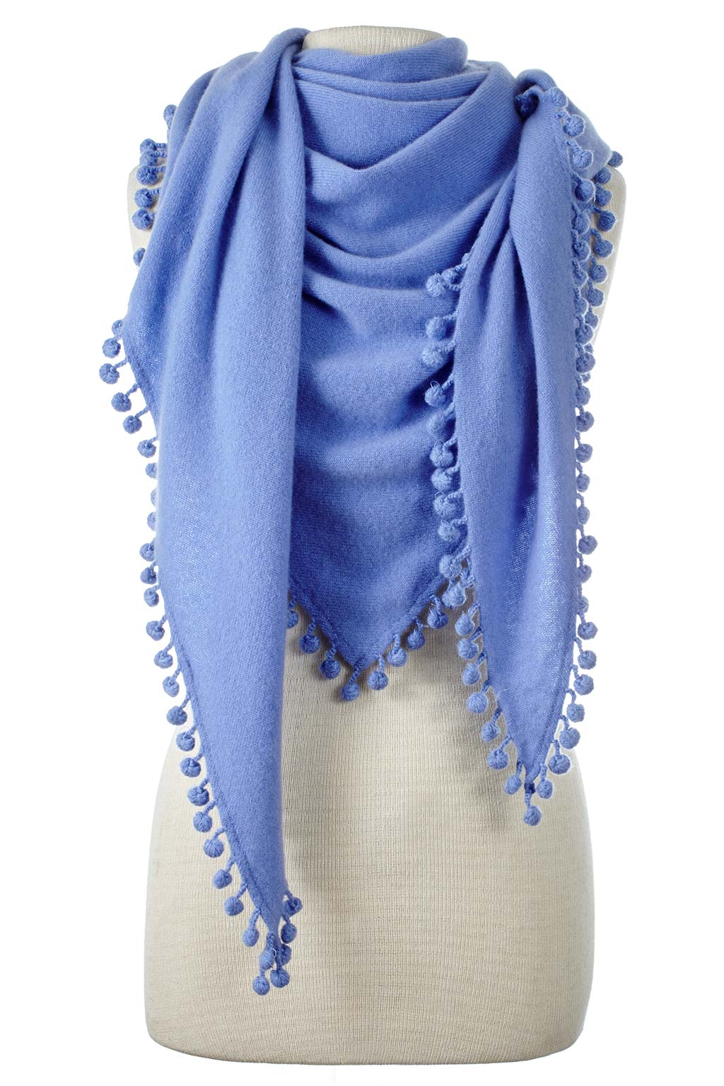 Cashmere Pom Pom Wrap