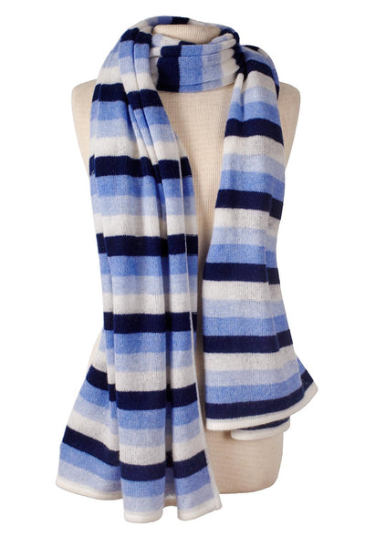 Oprah's Favorite Thing Alpine Cashmere Striped Travel Wrap