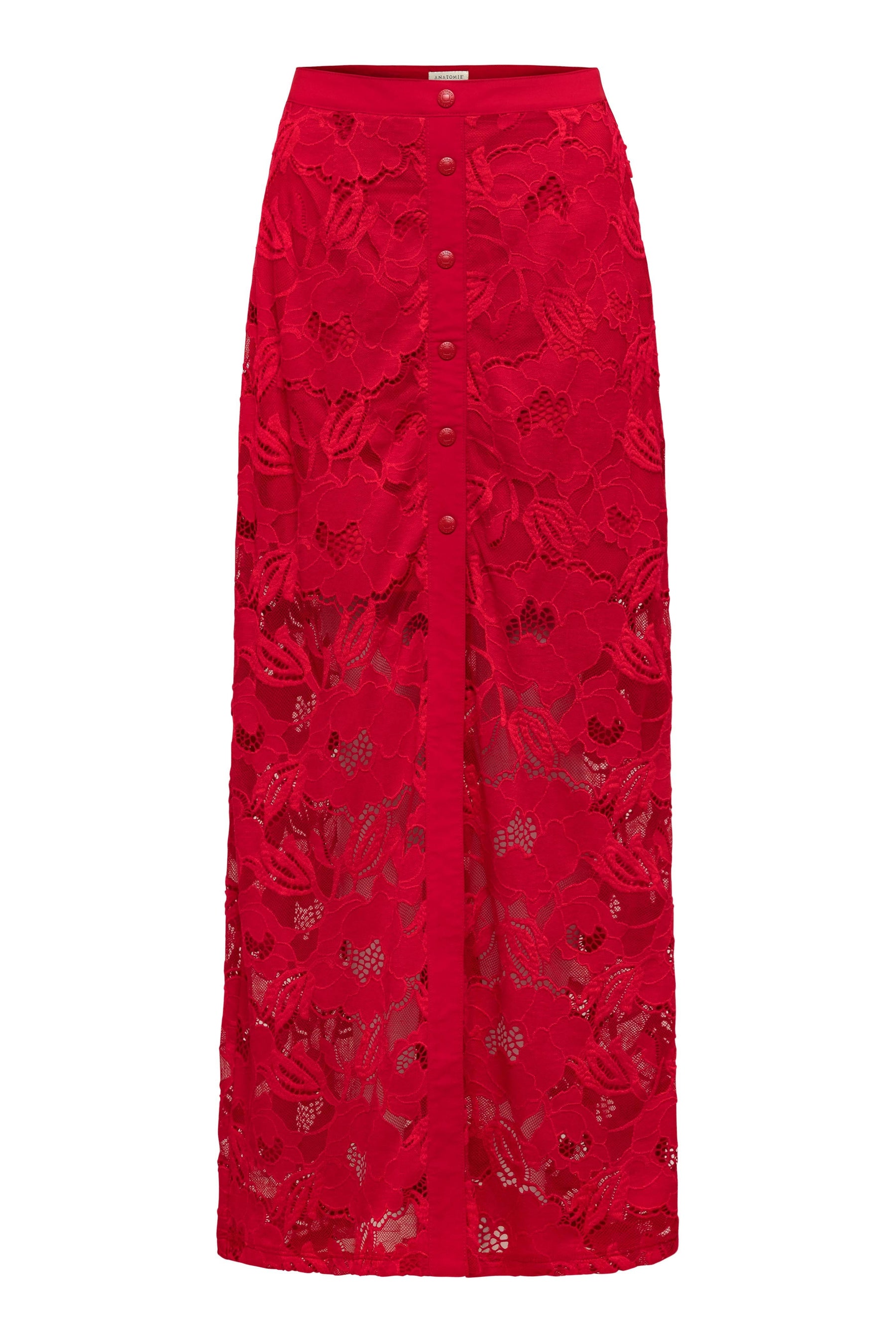 Ariel Ultralight & Lace Button Down Maxi Skirt