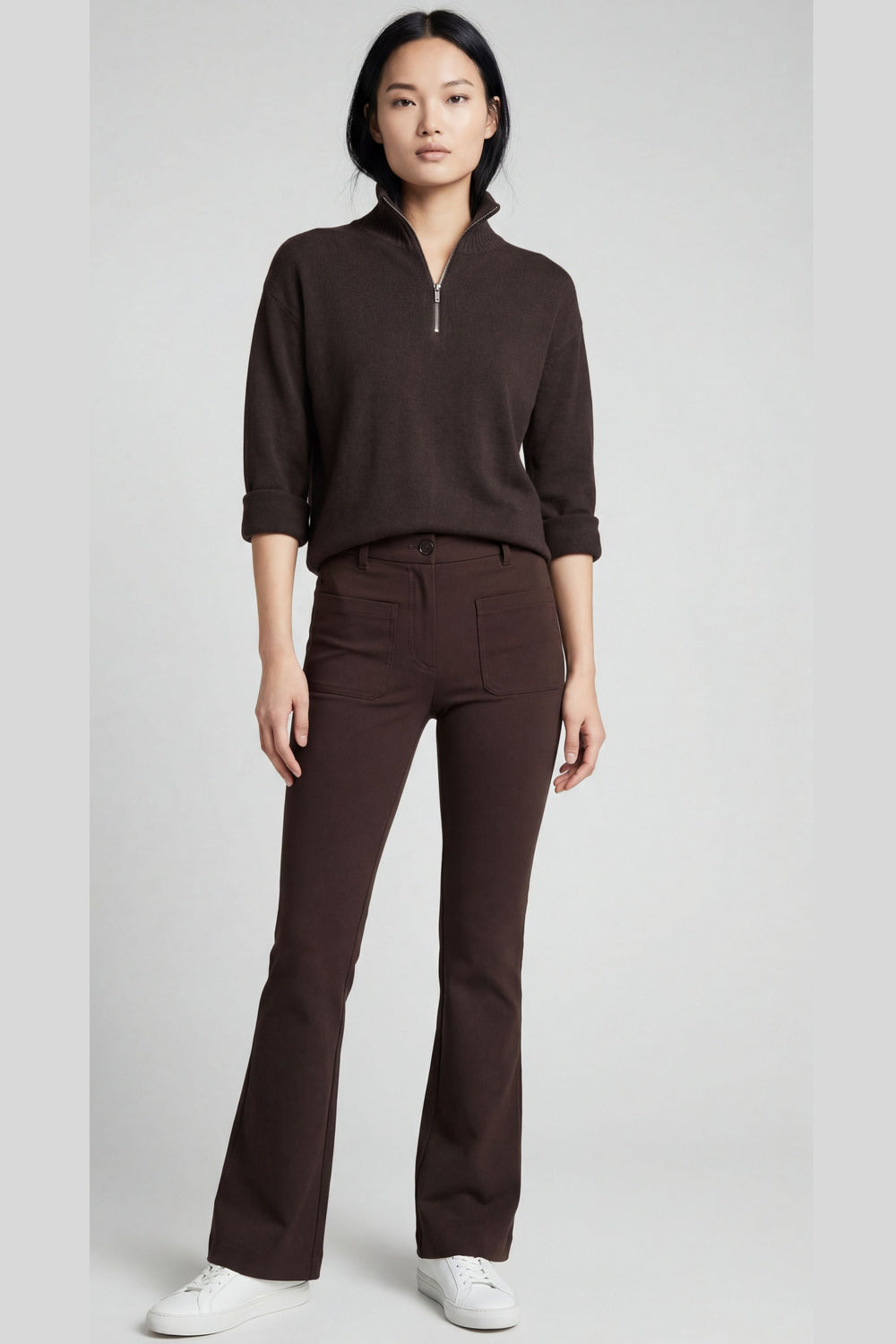 Betsy Ultralight Flare Pant in Espresso