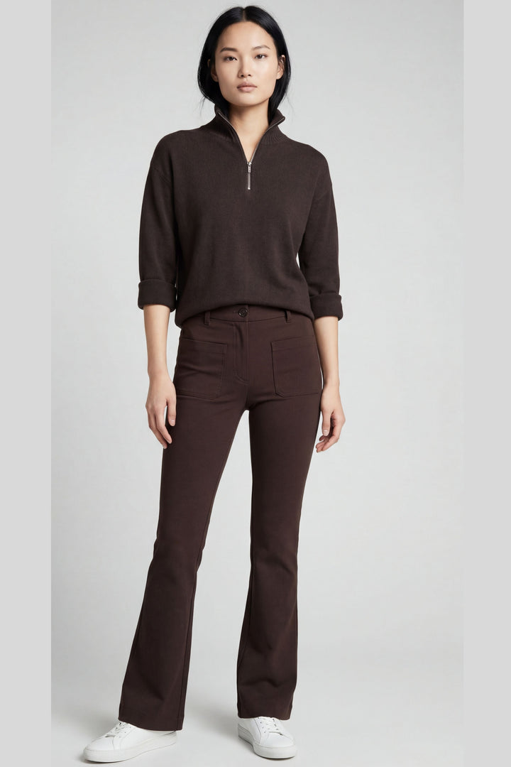 Betsy Ultralight Flare Pant in Espresso