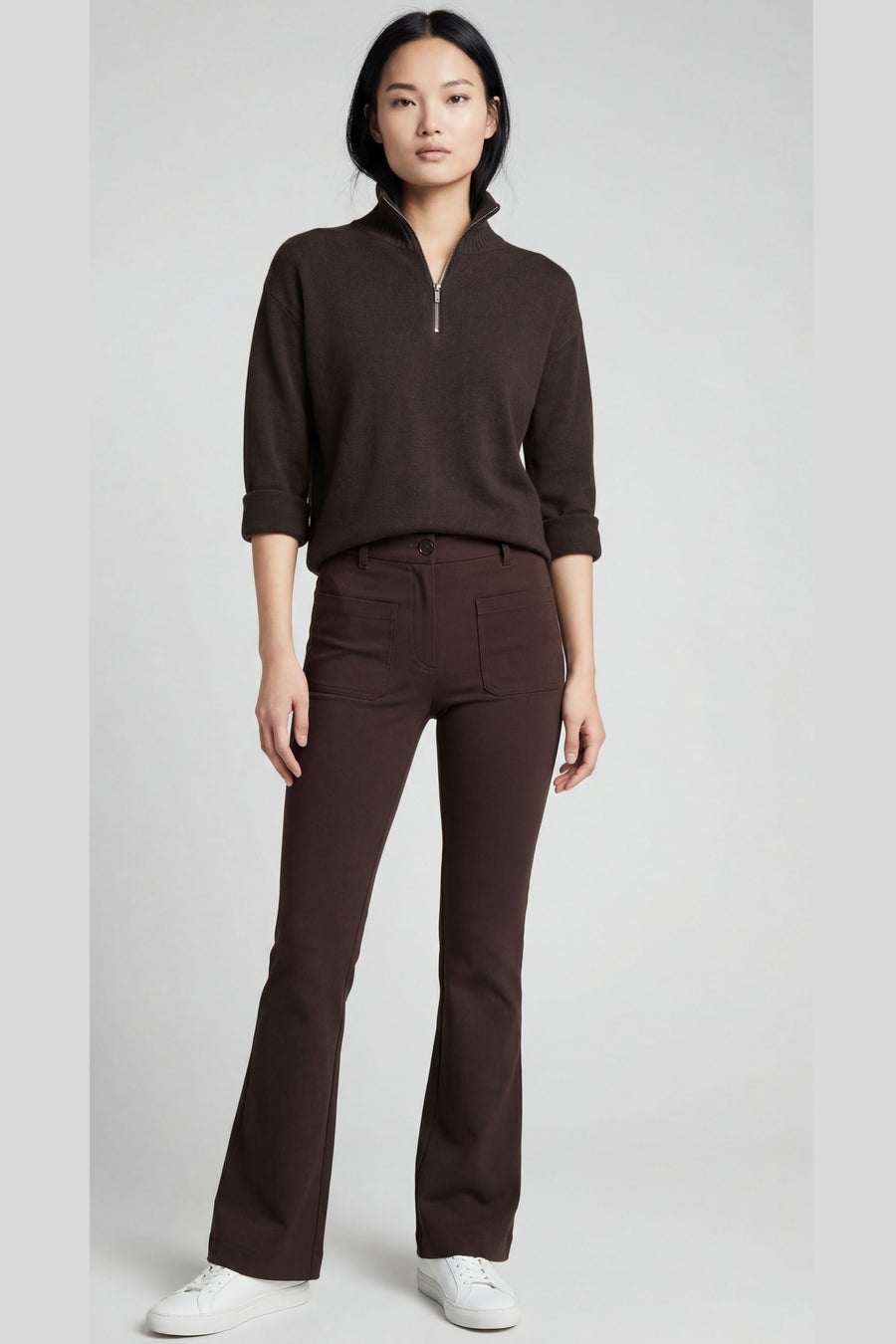 Betsy Ultralight Flare Pant in Espresso