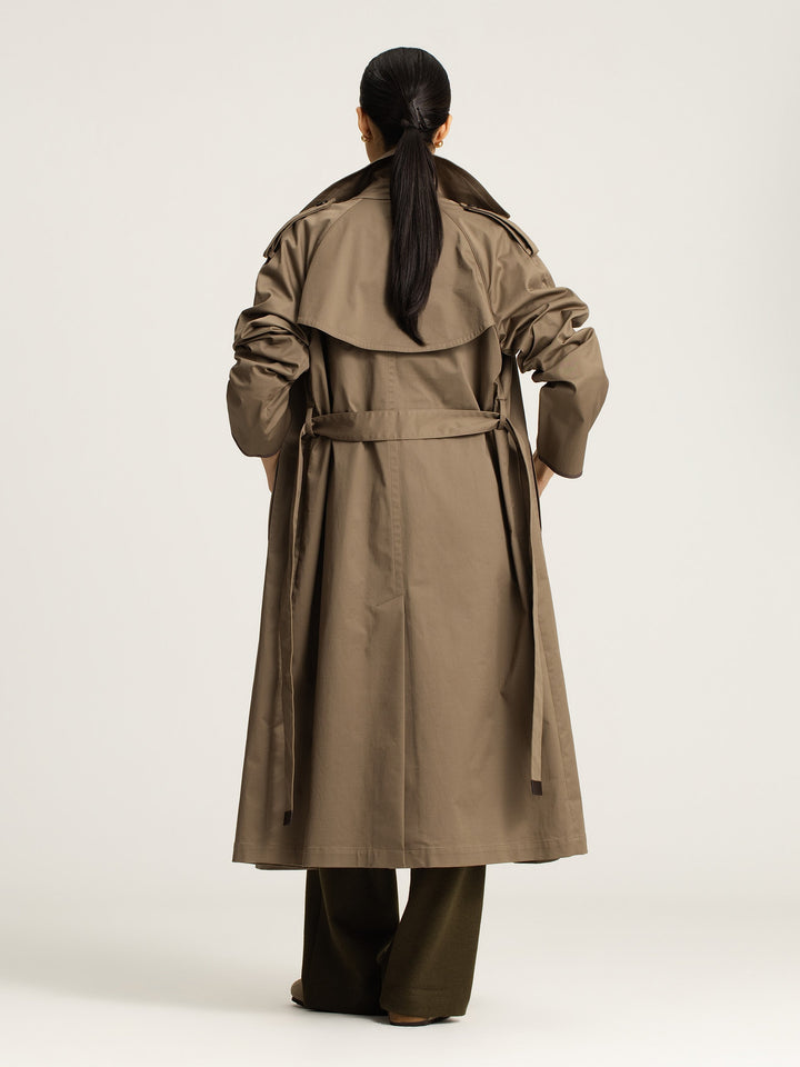 Delphine Cotton Trench Coat