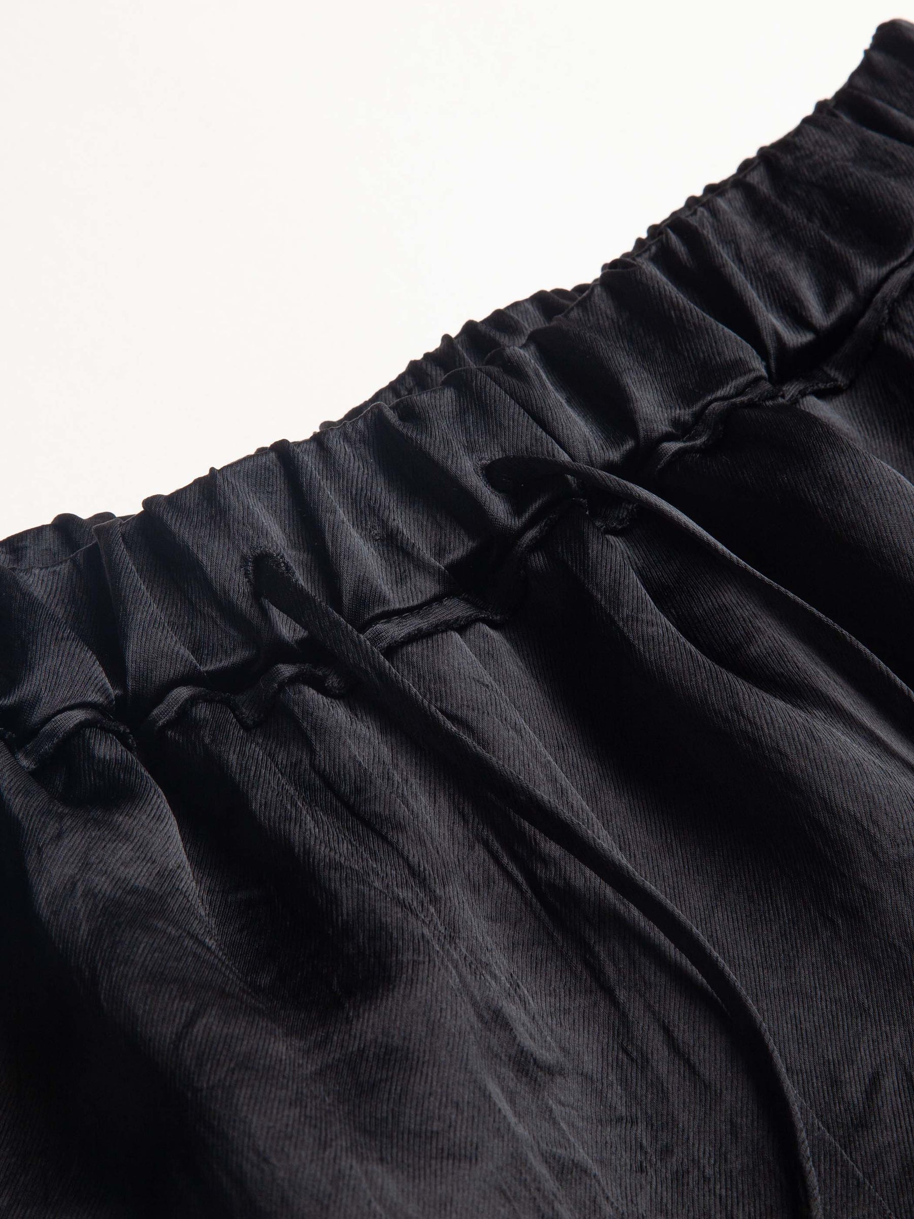 Miri Crinkle Satin Wide Leg Pant