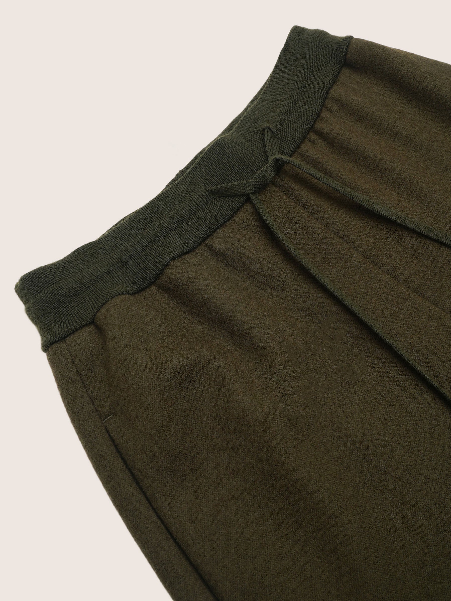 Leni Wool/Cotton Wide Leg Pants