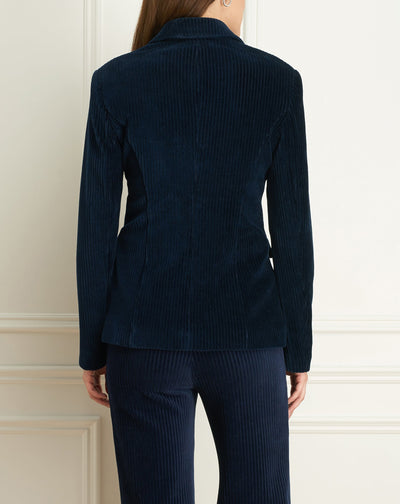 Corduroy Faux Double Breast Jacket