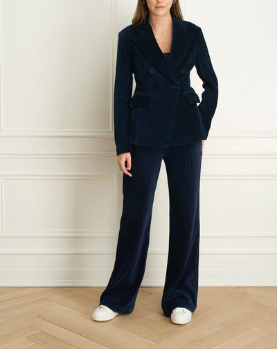 Corduroy Faux Double Breast Jacket