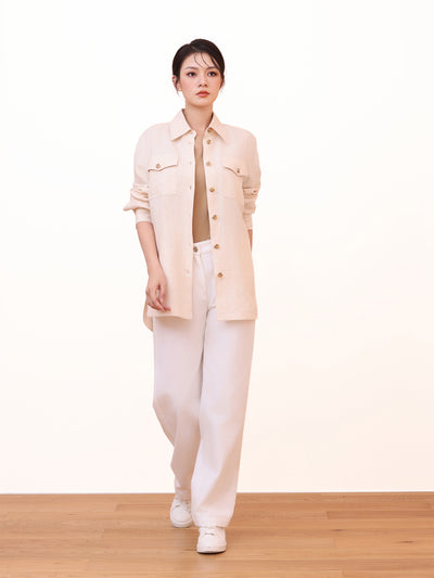 DOUBLE POCKETS SHIRT JACKET