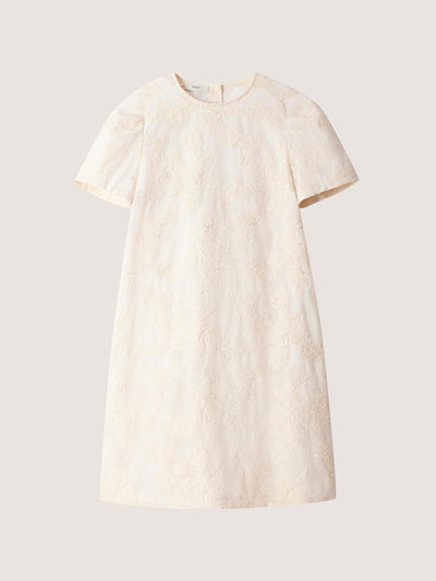 FLORAL JACQUARD DRESS