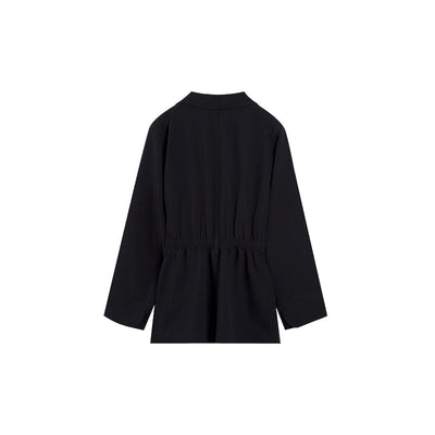 RELAXED CREPE BLAZER W/ BACK DETAIL