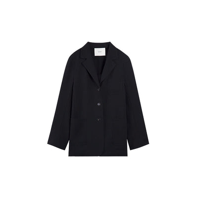 RELAXED CREPE BLAZER W/ BACK DETAIL