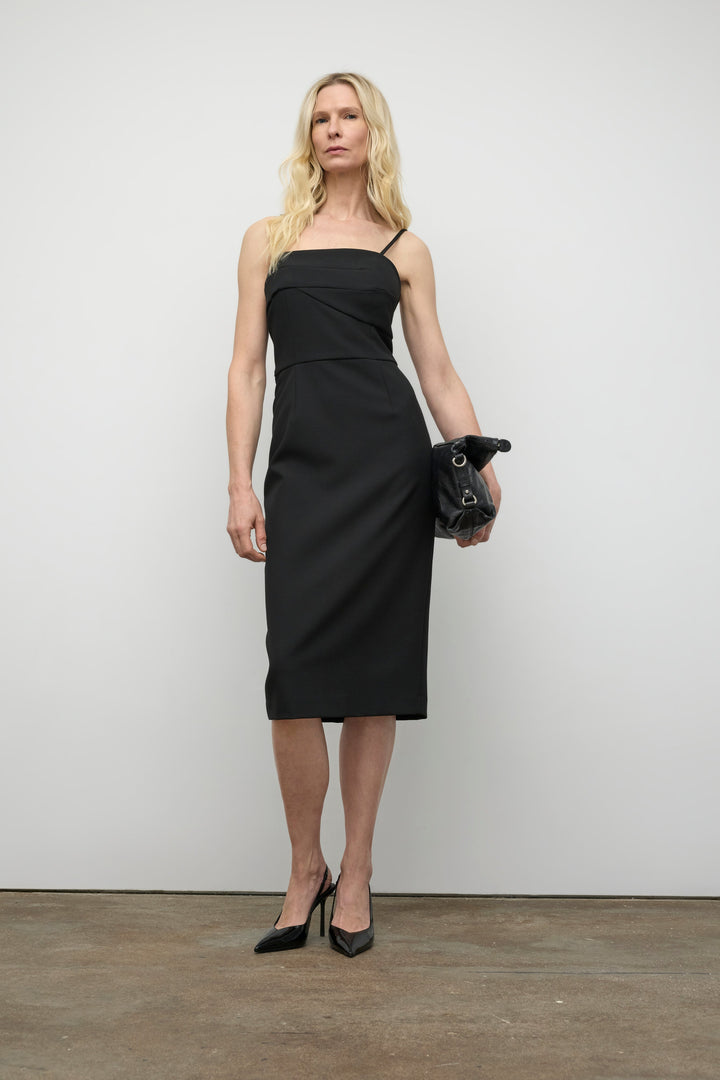 Fitted midi dress
