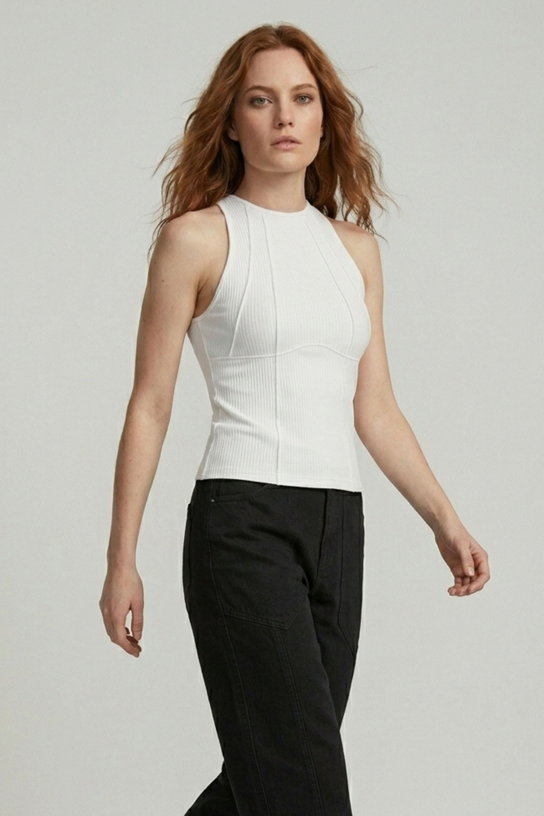 Callie Rib Halter Top