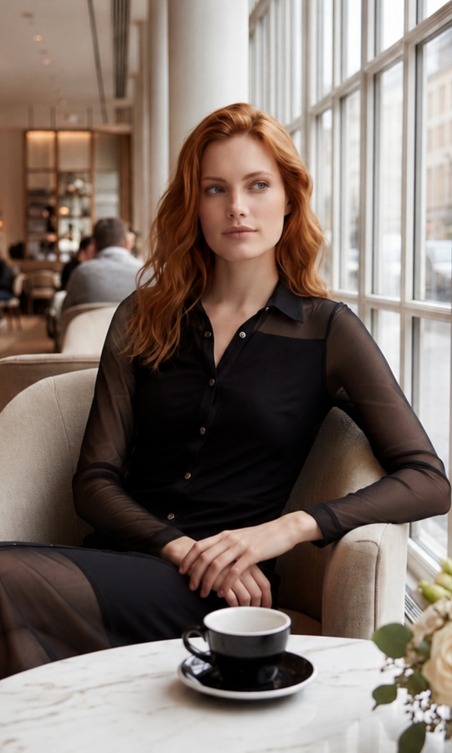Colette Mesh Overlay Dress
