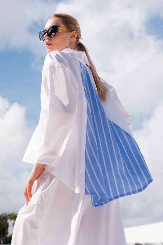 Cotton Swing Back Shirt
