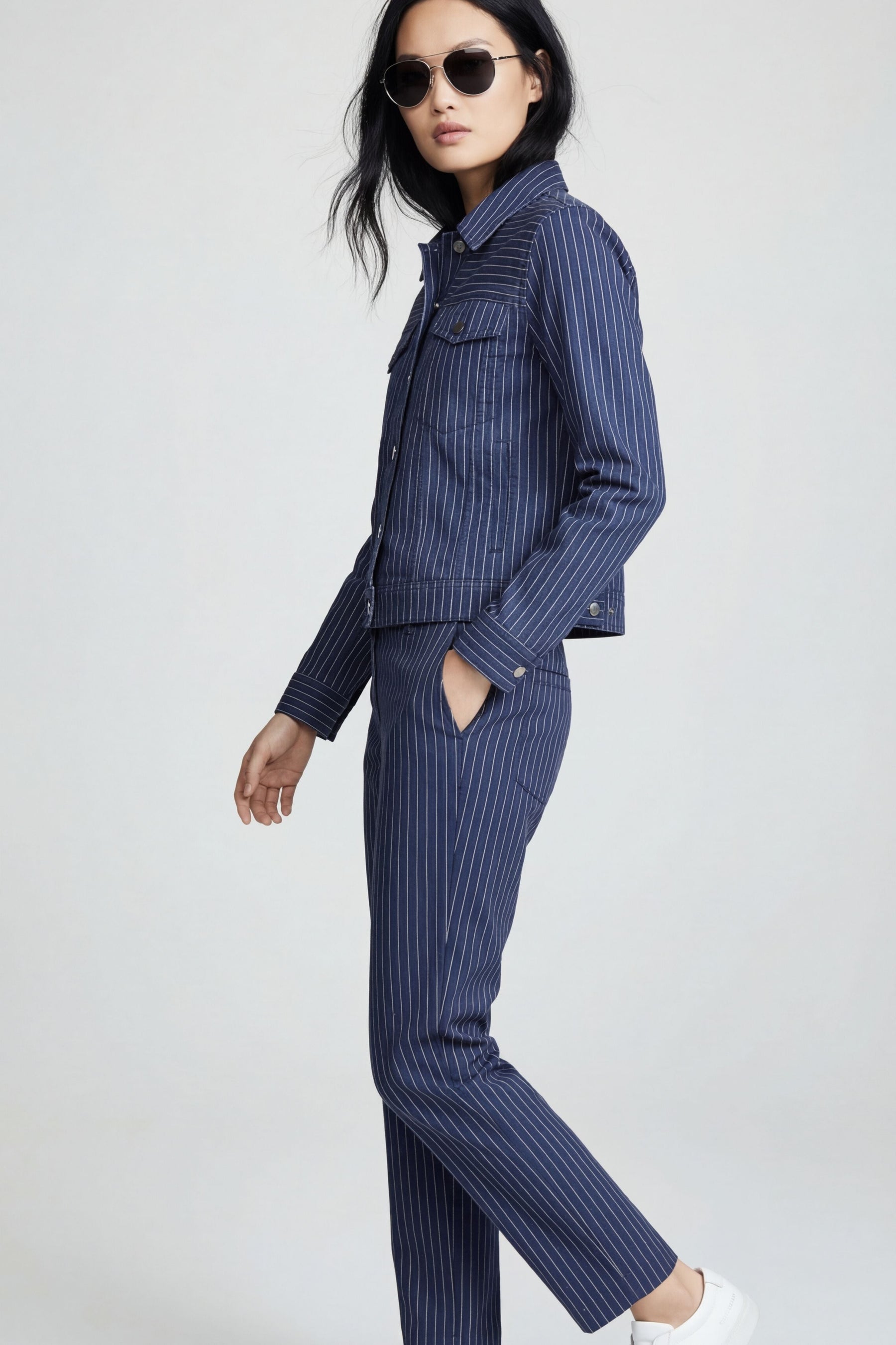 Dynamic Dina Striped Ultralight Tapered Ankle Pant