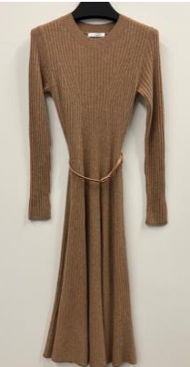 THE SABRINA LONG SLEEVE CASHMERE SWEATER DRESS