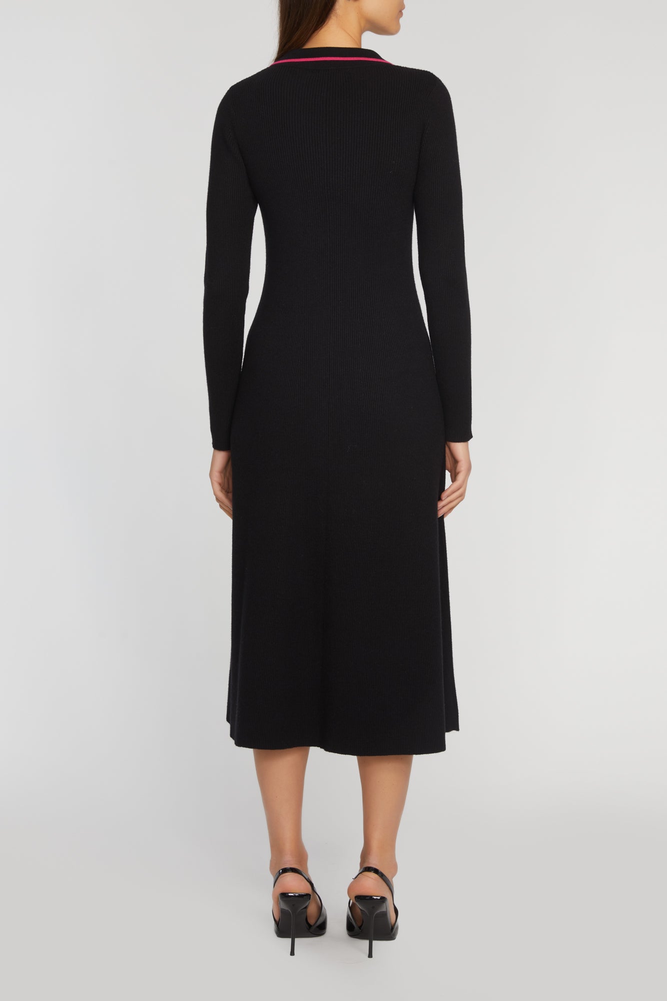 THE NADIA BUTTON FRONT SWEATER DRESS