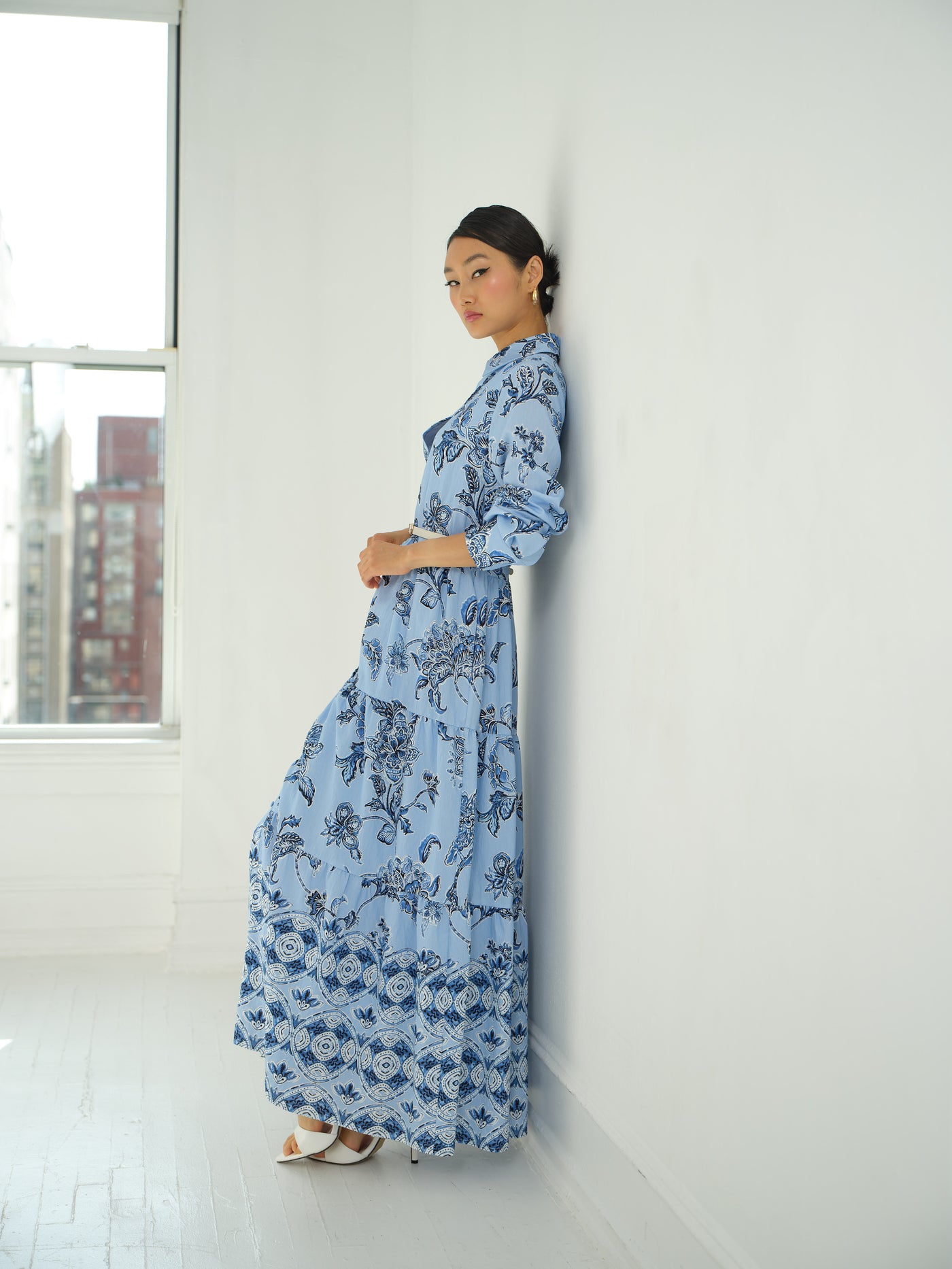 THE CAROLINE ESTATE GARDEN PRINTED DRESS