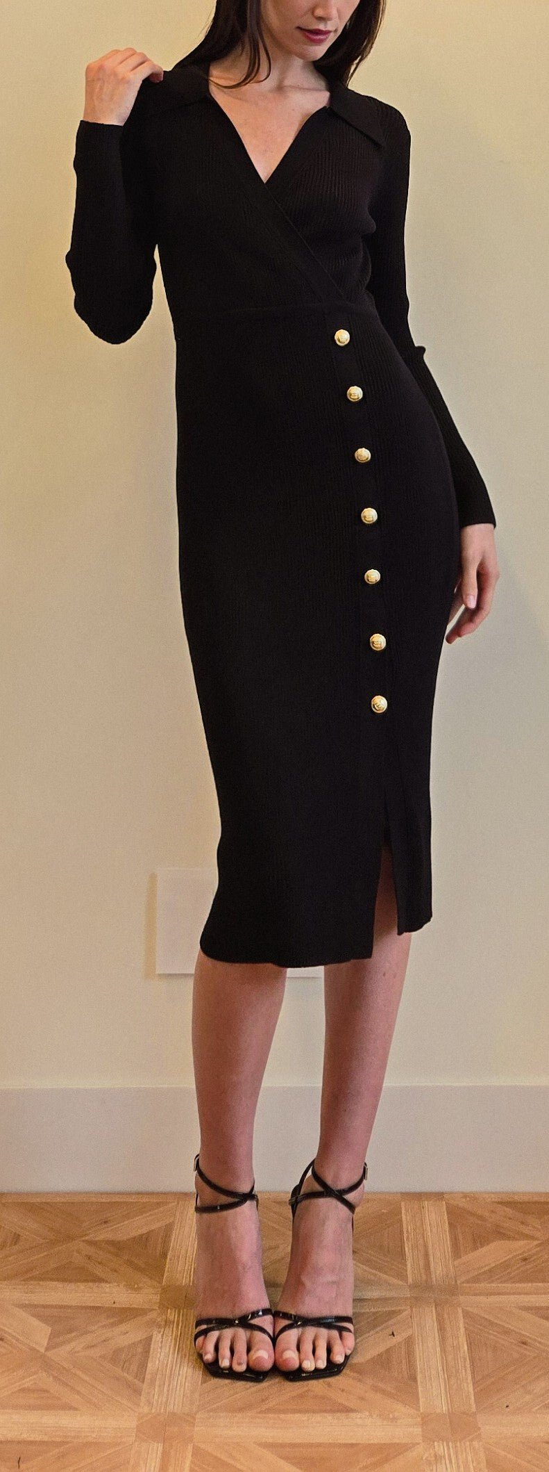 THE POLO COLLAR CHAYA DRESS - ETR54310