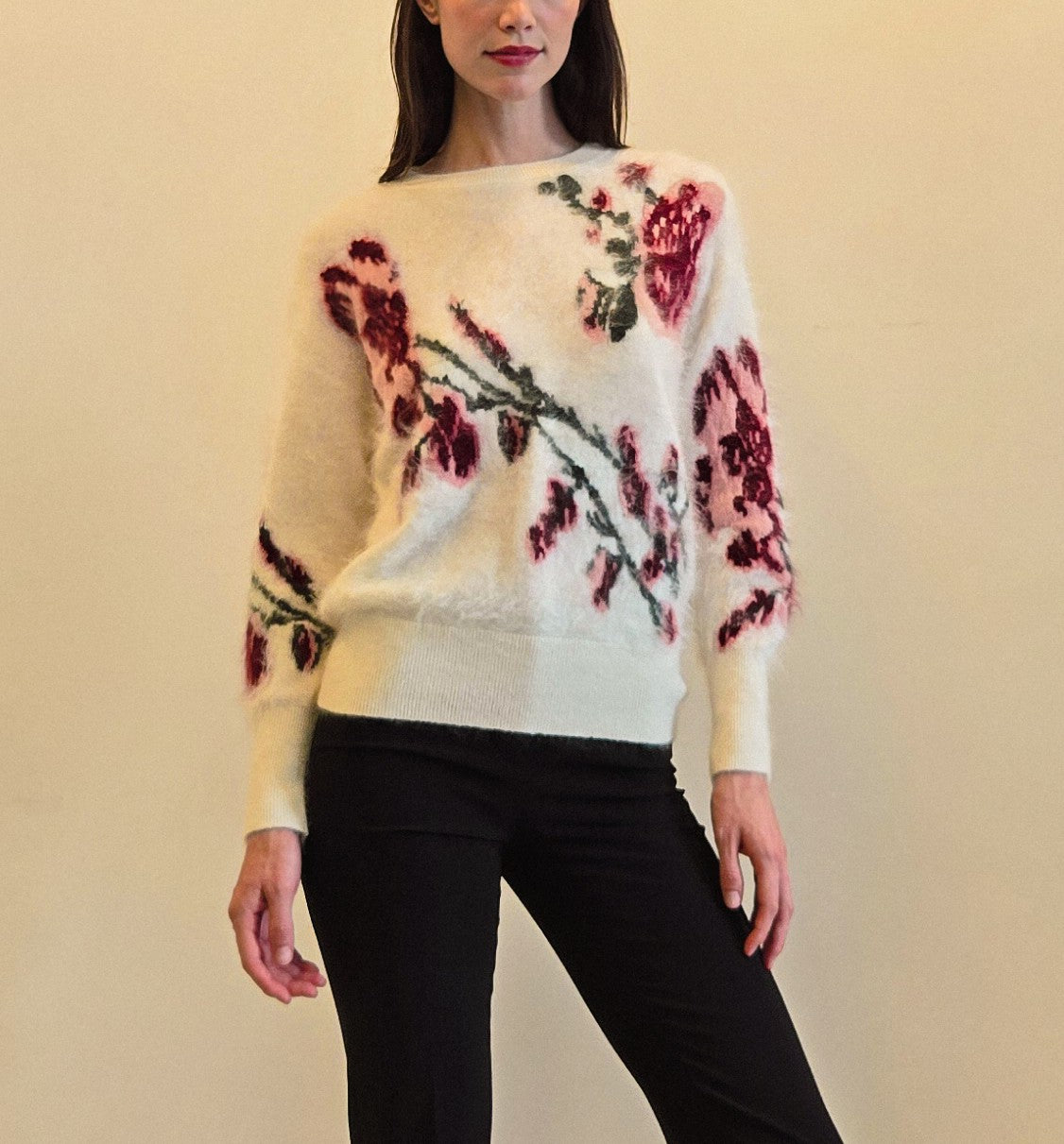 THE ROBERTA FLORAL SWEATER - ETR54341
