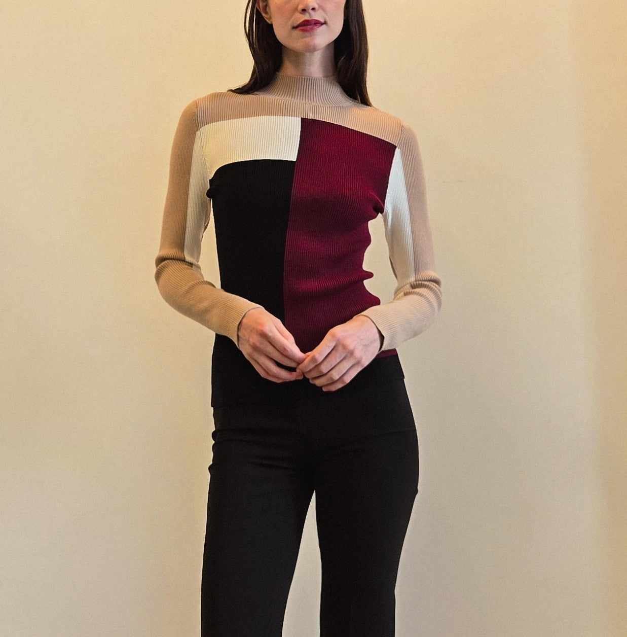 THE ODELIA COLORBLOCK TOP - ETR54352