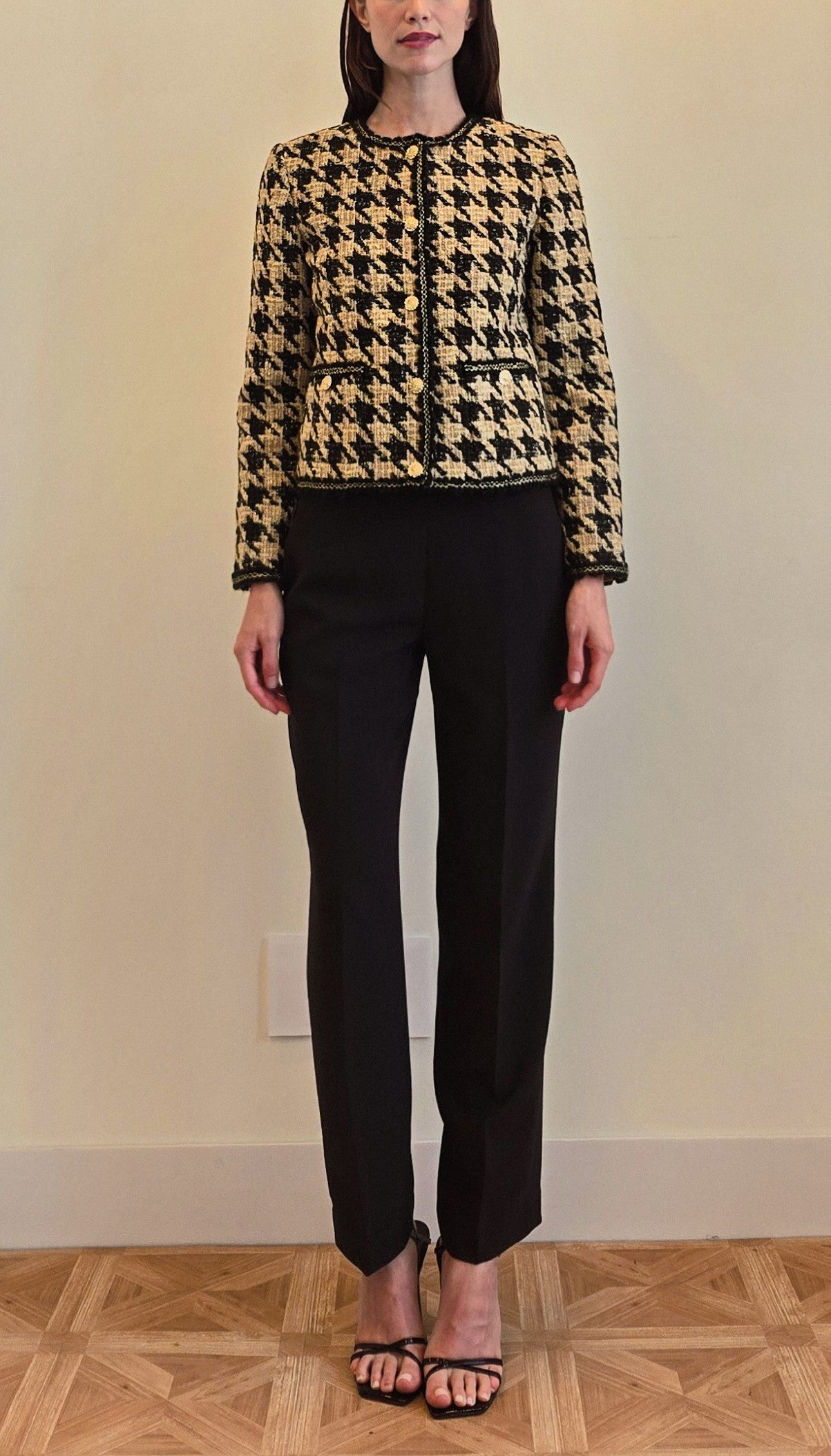 THE JUNO HOUNDSTOOTH JACKET - ETR54356