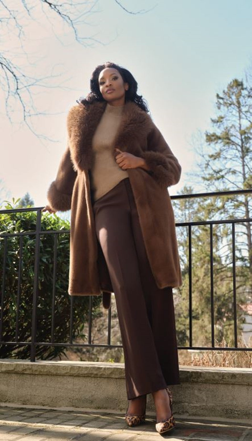 THE JONES VEGAN FUR COAT - ETR54389