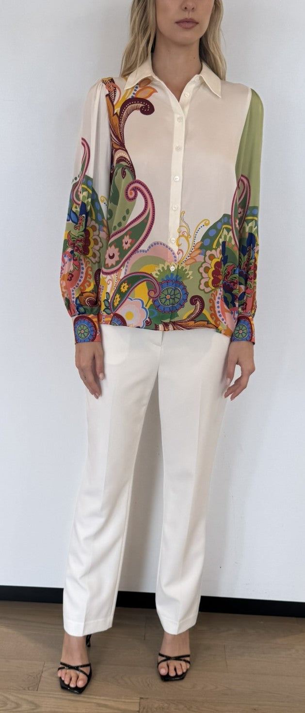ETR61247 THE OLIVIA CELESTIAL PAISLEY BLOUSE