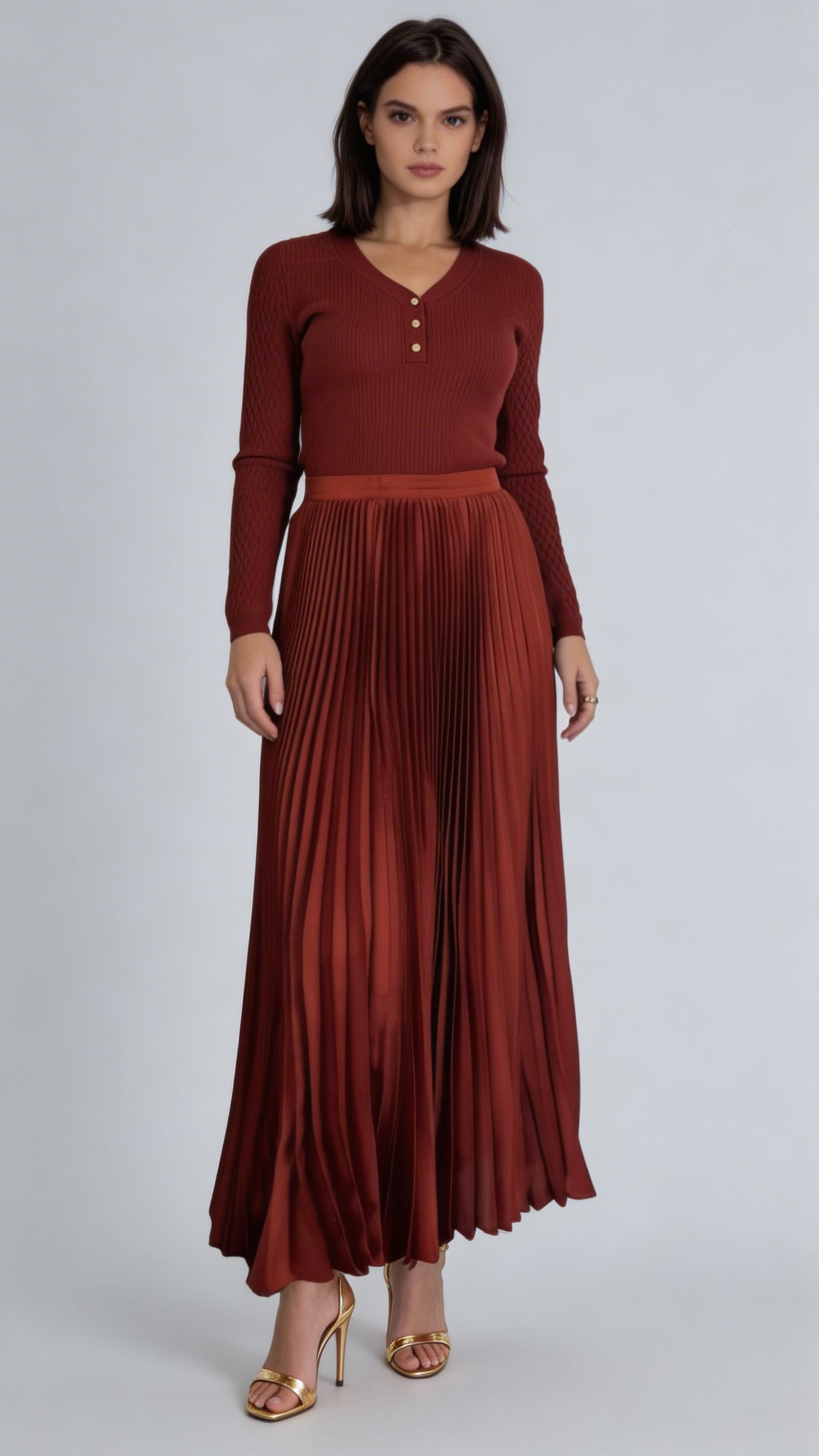 The Rowyn Pleated Skirt - ETR64214