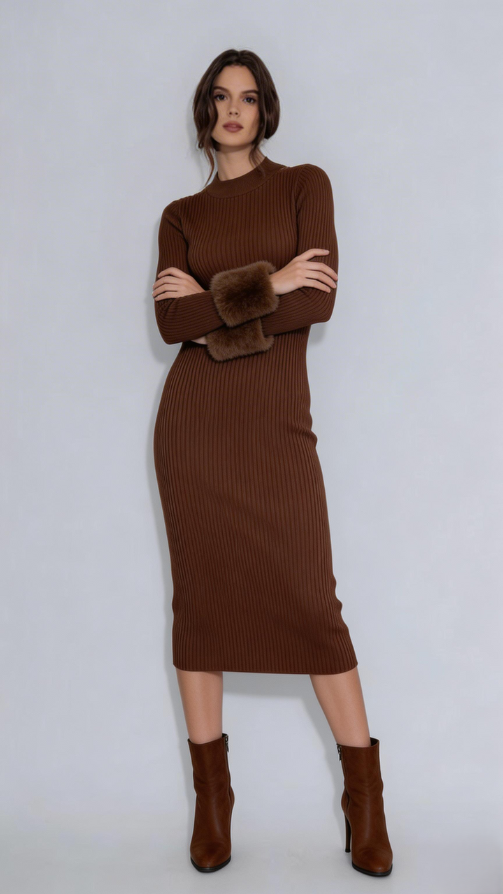 The Savannah Sweater Dress - ETR64252