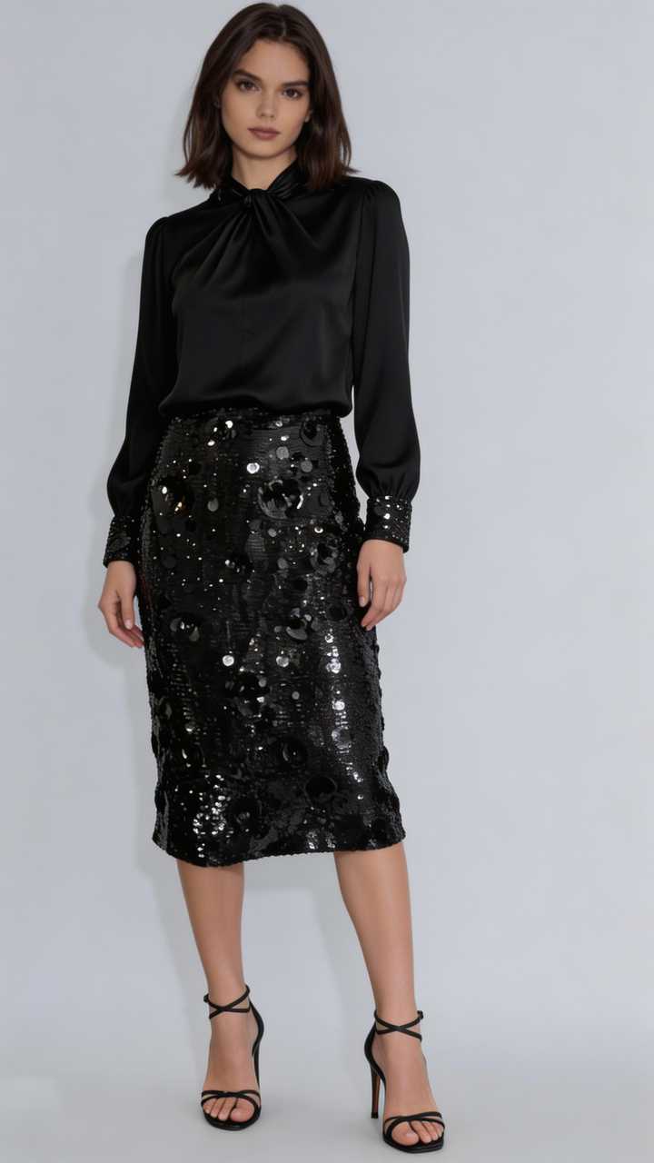 The Amira Silk Blouse - ETR64261