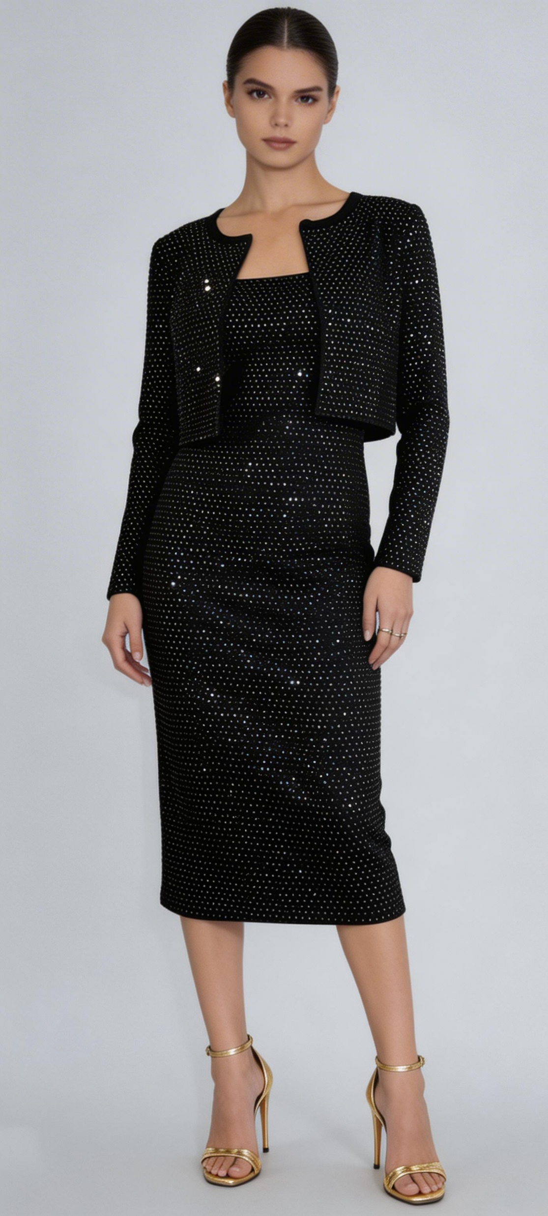 The Blakely Embellished Sweater Dress - ETR64274