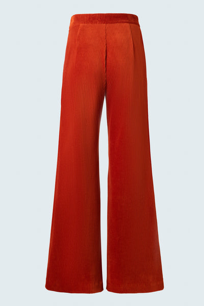 Corduroy wide leg pant