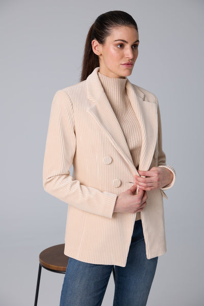 Corduroy fitted jacket